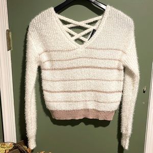 Brand New; with tags! Soft crop top sweater